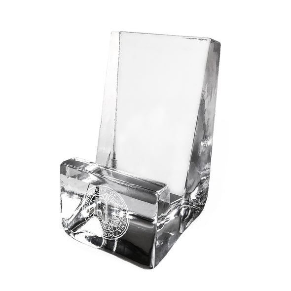 UC Davis Glass Phone Holder by Simon Pearce Shot #2