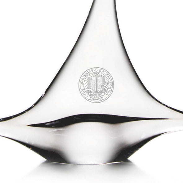 UC Davis Glass Sailboat by Simon Pearce Shot #2