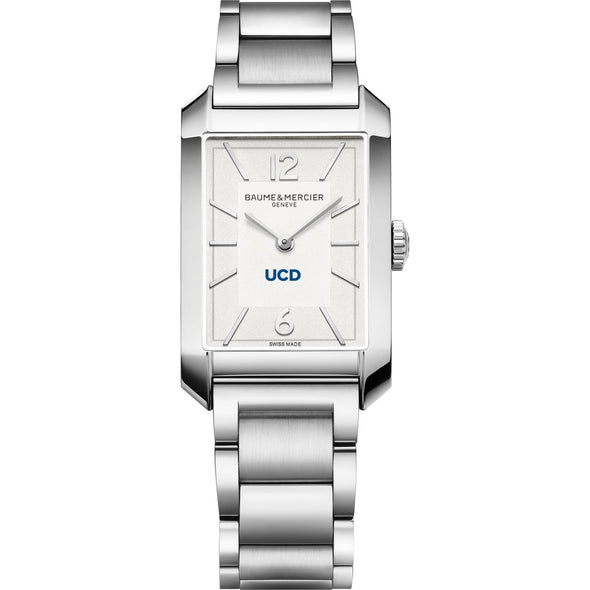 UC Davis Men's Baume et Mercier 43X27mm Hampton Watch with Silver Dial & Bracelet Shot #2