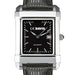 UC Davis Men's Black Quad with Leather Strap
