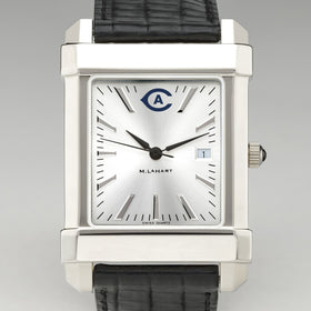 UC Davis Men's Collegiate Watch with Leather Strap Shot #1
