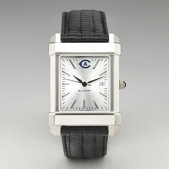 UC Davis Men's Collegiate Watch with Leather Strap Shot #2