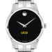 UC Davis Men's Movado Collection Stainless Steel Watch with Black Dial