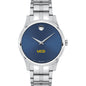 UC Davis Men's Movado Collection Stainless Steel Watch with Blue Dial Shot #2