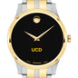 UC Davis Men's Movado Collection Two-Tone Watch with Black Dial Shot #1