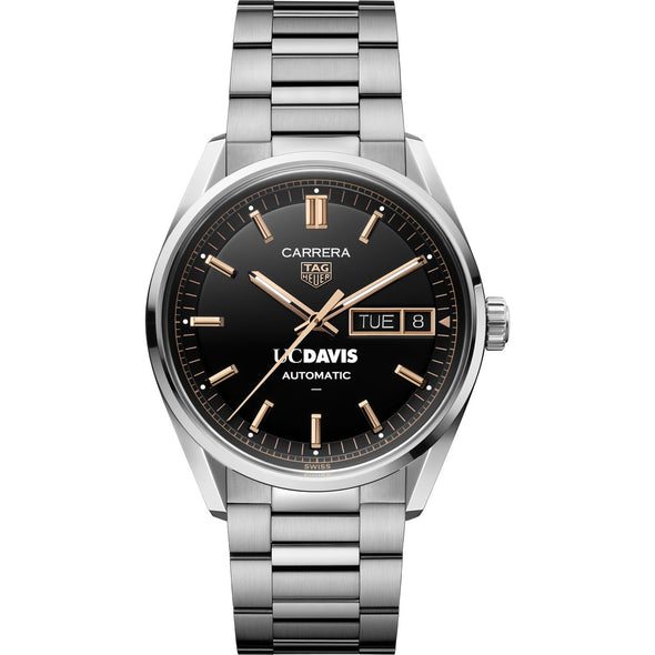 UC Davis Men's TAG Heuer Carrera Day-Date Automatic with Black Dial Shot #2