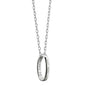 UC Davis Monica Rich Kosann "Carpe Diem" Poesy Ring Necklace in Silver Shot #1