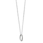 UC Davis Monica Rich Kosann "Carpe Diem" Poesy Ring Necklace in Silver Shot #2