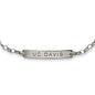 UC Davis Monica Rich Kosann Petite Poesy Bracelet in Silver Shot #2