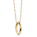UC Davis Monica Rich Kosann Poesy Ring Necklace in Gold