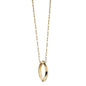 UC Davis Monica Rich Kosann Poesy Ring Necklace in Gold Shot #2