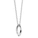 UC Davis Monica Rich Kosann Poesy Ring Necklace in Silver