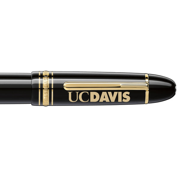 UC Davis Montblanc Meisterstück 149 Fountain Pen in Gold Shot #2