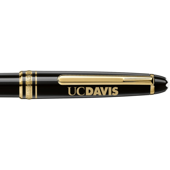UC Davis Montblanc Meisterstück Classique Ballpoint Pen in Gold Shot #2
