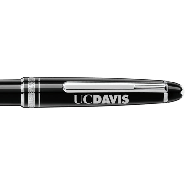UC Davis Montblanc Meisterstück Classique Ballpoint Pen in Platinum Shot #2