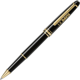 UC Davis Montblanc Meisterstück Classique Rollerball Pen in Gold Shot #1