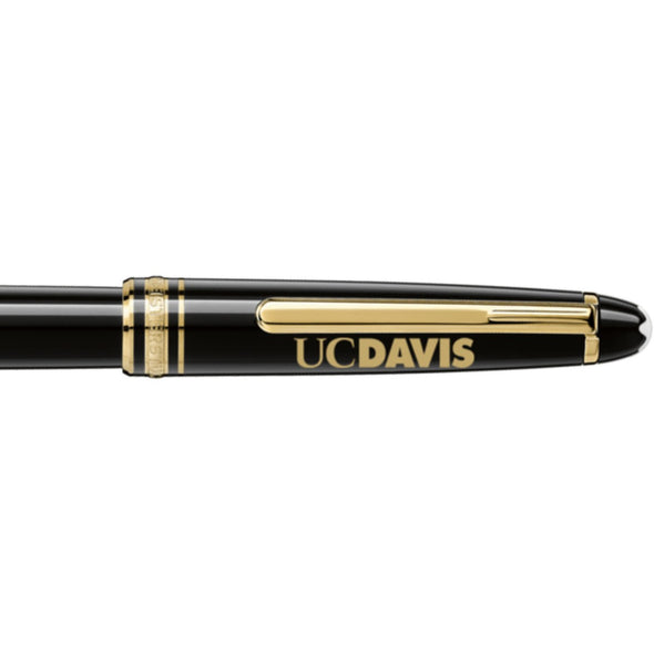 UC Davis Montblanc Meisterstück Classique Rollerball Pen in Gold Shot #2