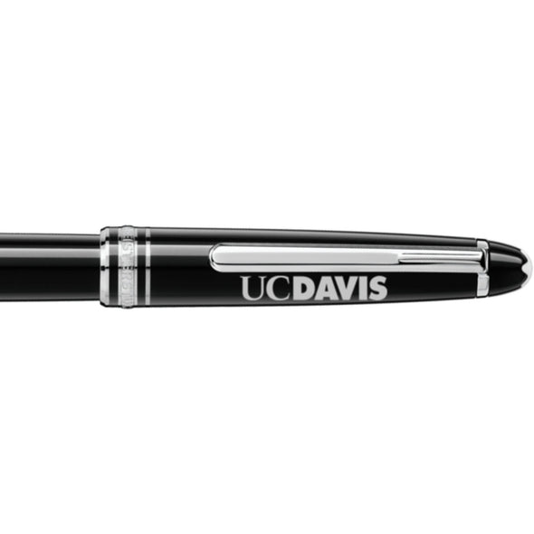 UC Davis Montblanc Meisterstück Classique Rollerball Pen in Platinum Shot #2