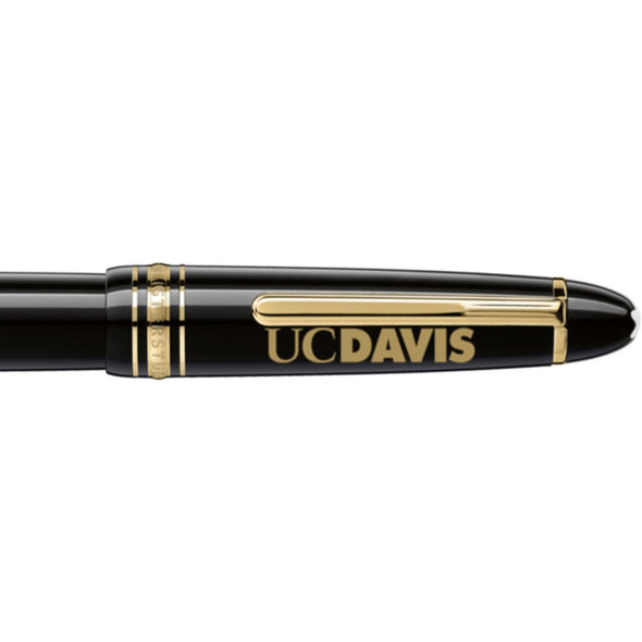 UC Davis Montblanc Meisterstück LeGrand Rollerball Pen in Gold Shot #2
