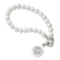 UC Davis Pearl Bracelet with Sterling Silver Charm Shot #1