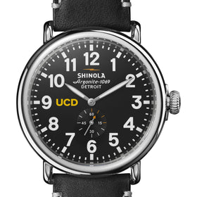 UC Davis Shinola Watch, The Runwell 47 mm Black Dial Shot #1
