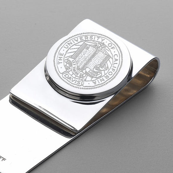 UC Davis Sterling Silver Money Clip Shot #2