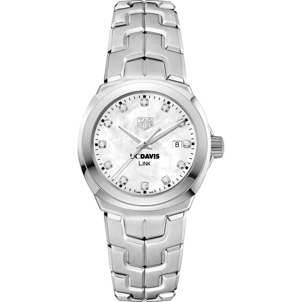 UC Davis TAG Heuer Diamond Dial LINK for Women Shot #2