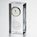 UC Davis Tall Glass Desk Clock by Simon Pearce