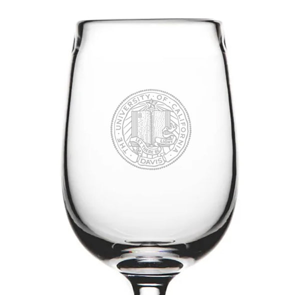 UC Davis White Wine Glasses by Simon Pearce Shot #2