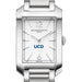 UC Davis Women's Baume et Mercier 35X22mm Hampton Watch with Silver Dial & Bracelet