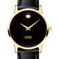 UC Davis Women's Movado Gold Museum Classic Leather Shot #1