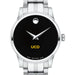 UC Davis Women's Movado Stainless Steel Watch with Black Dial