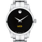 UC Davis Women's Movado Stainless Steel Watch with Black Dial Shot #1