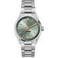 UC Davis Women's TAG Heuer Steel Carrera Automatic with Green Dial Shot #2