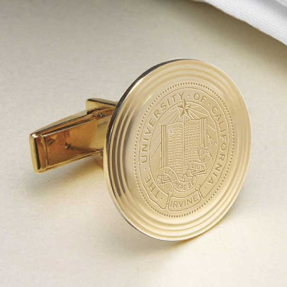 UC Irvine 18K Gold Cufflinks Shot #2