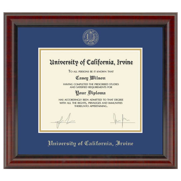 UC Irvine Diploma Frame, the Fidelitas Shot #1