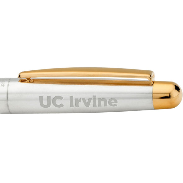UC Irvine Fountain Pen in Sterling Silver with Gold Trim Shot #2