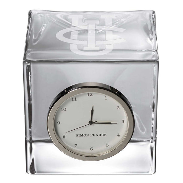 UC Irvine Glass Desk Clock by Simon Pearce Shot #2