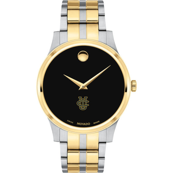 UC Irvine Men's Movado Collection Two-Tone Watch with Black Dial Shot #2