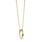 UC Irvine Monica Rich Kosann Poesy Ring Necklace in Gold Shot #1
