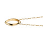 UC Irvine Monica Rich Kosann Poesy Ring Necklace in Gold Shot #3