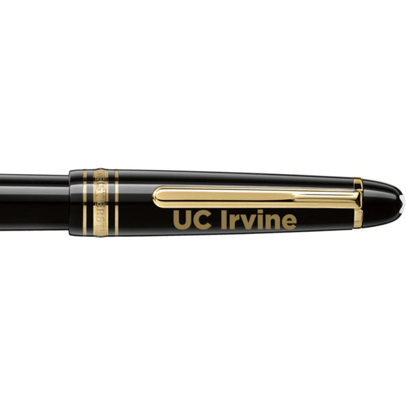 UC Irvine Montblanc Meisterstück Classique Fountain Pen in Gold Shot #2