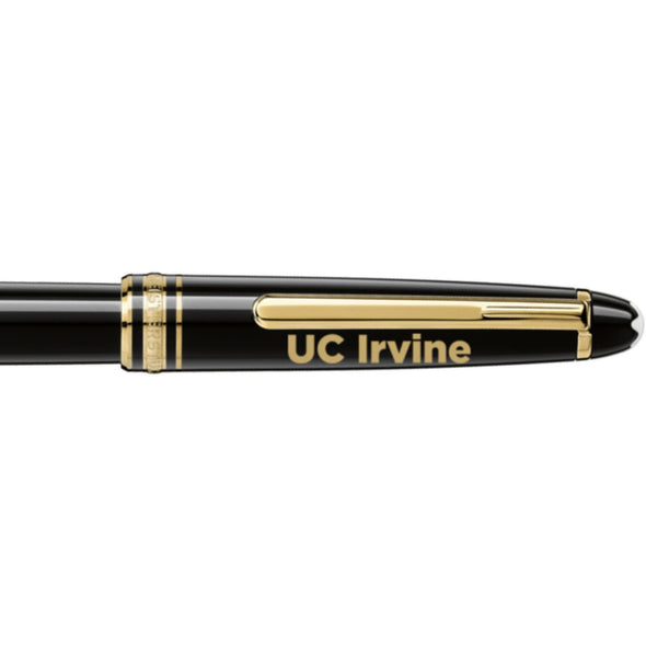 UC Irvine Montblanc Meisterstück Classique Rollerball Pen in Gold Shot #2