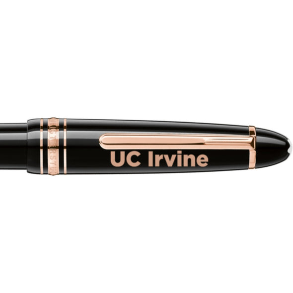 UC Irvine Montblanc Meisterstück LeGrand Ballpoint Pen in Red Gold Shot #2