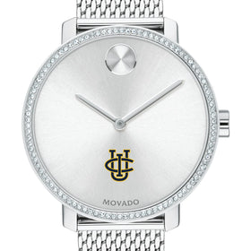 UC Irvine Women's Movado Bold with Crystal Bezel & Mesh Bracelet Shot #1