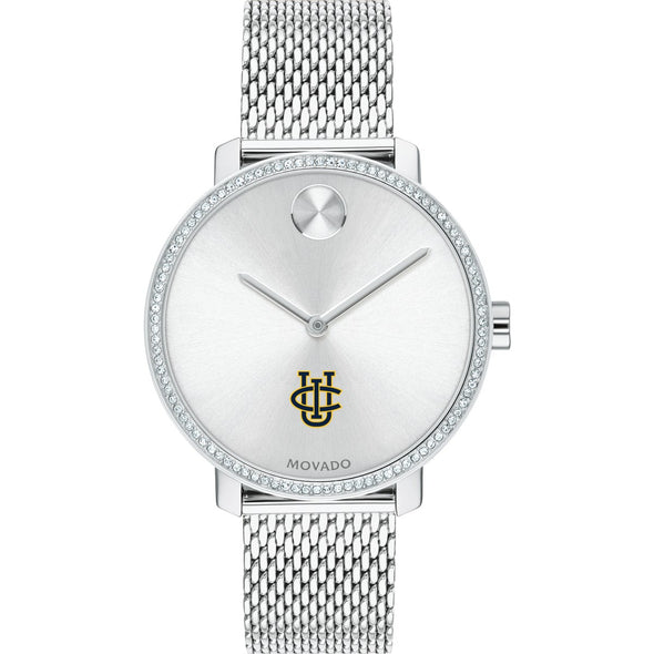 UC Irvine Women's Movado Bold with Crystal Bezel & Mesh Bracelet Shot #2