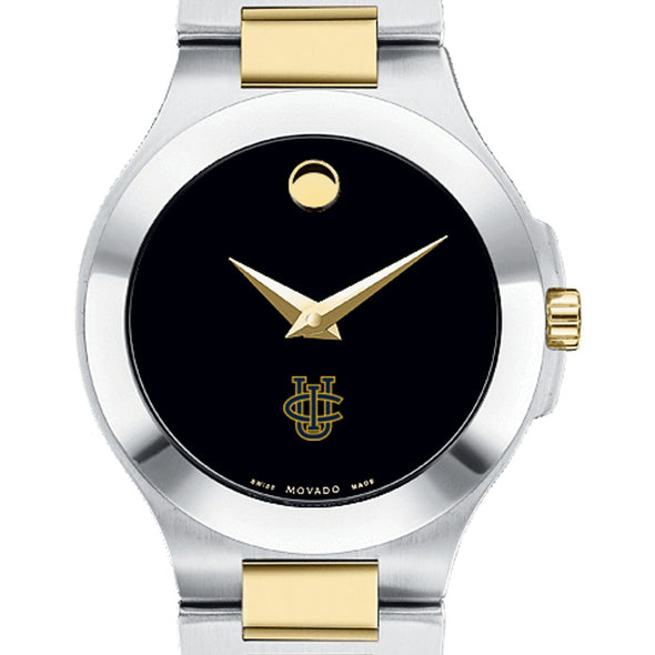 UC Irvine Women&#39;s Movado Collection Two-Tone Watch with Black Dial Shot #1