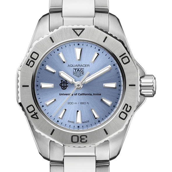UC Irvine Women&#39;s TAG Heuer Steel Aquaracer with Blue Sunray Dial Shot #1