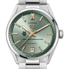 UC Irvine Women's TAG Heuer Steel Carrera Automatic with Green Dial Shot #1
