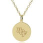 UCF 14K Gold Pendant & Chain Shot #1